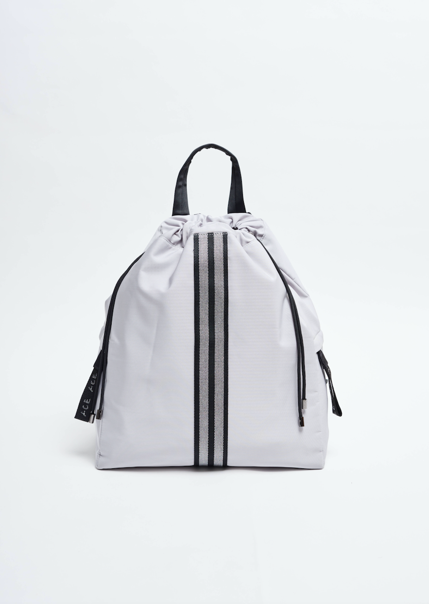 Gris claro Light Grey sustainable Econyl Backpack